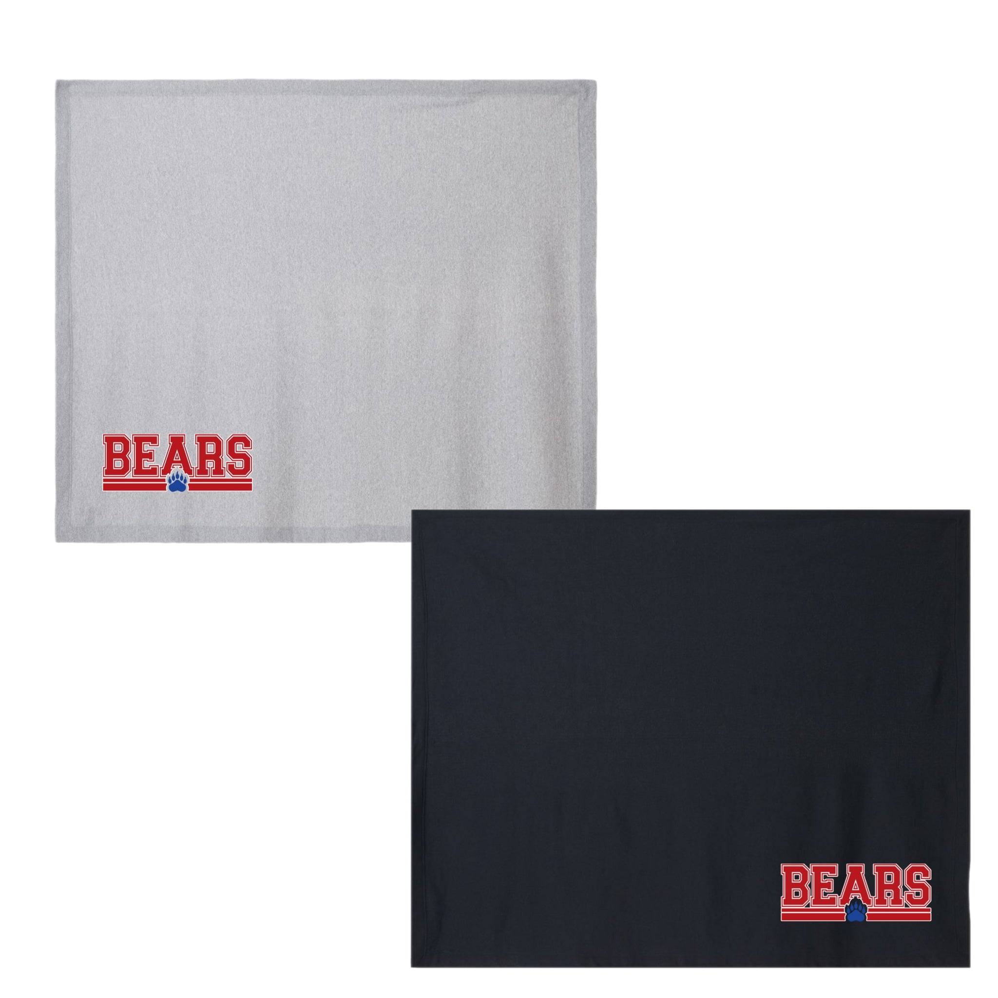 Bears Red Stadium Blanket