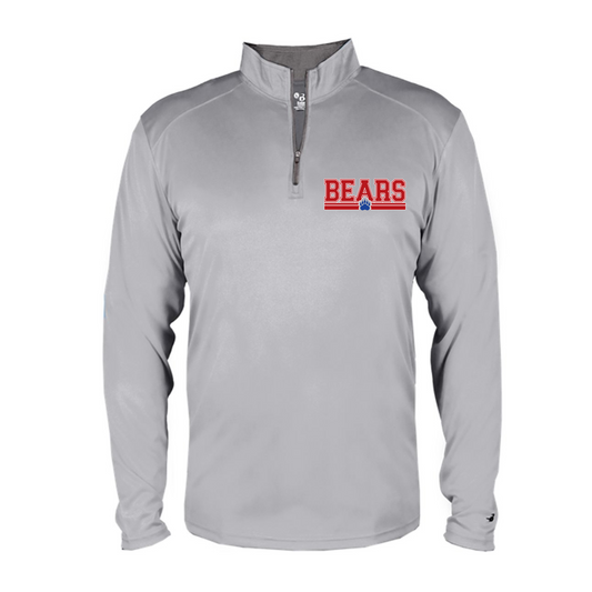 Bears Red Quarter-Zip Pullover (Youth)