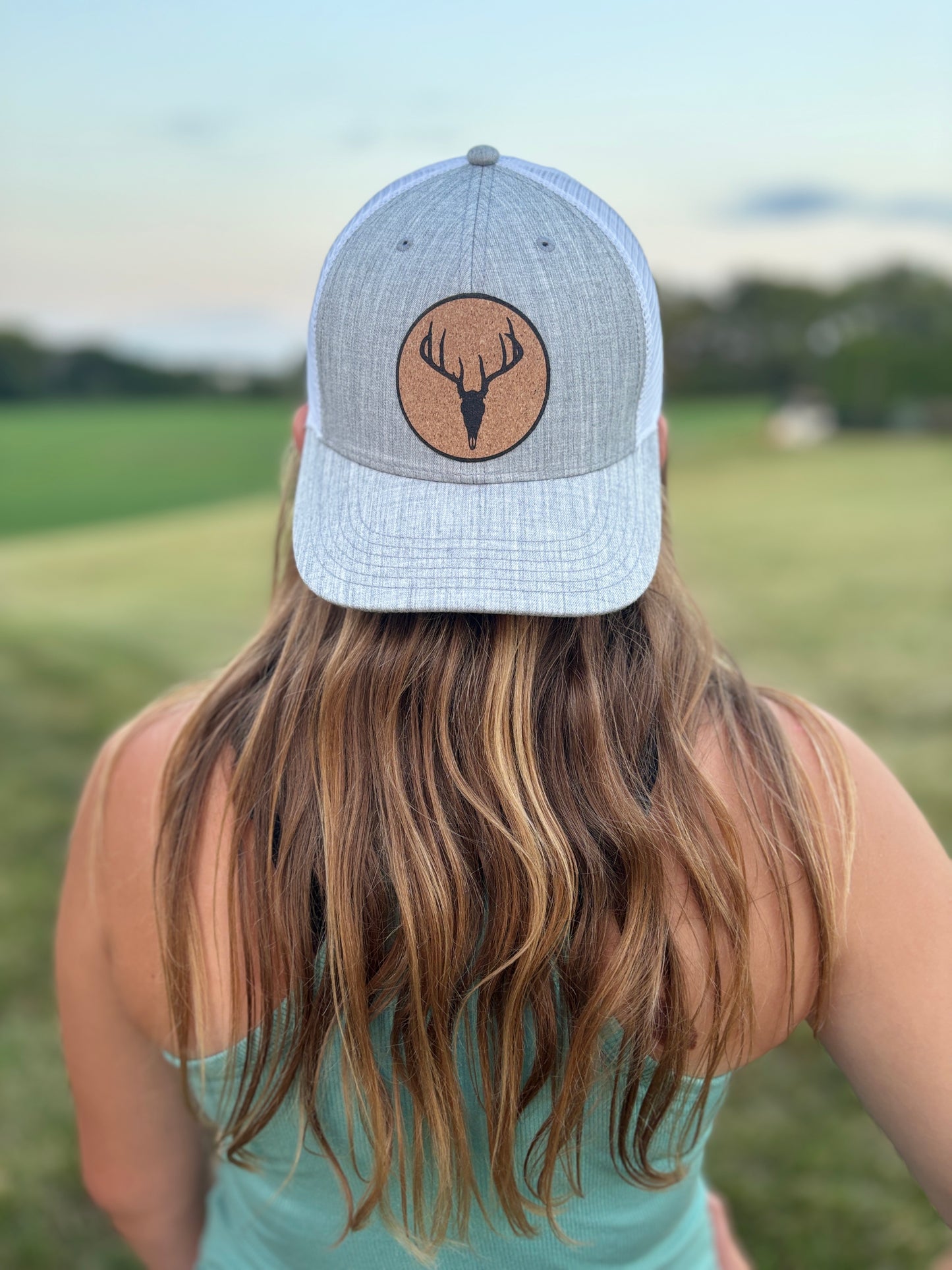 Circle Cork Deer Skull Hat